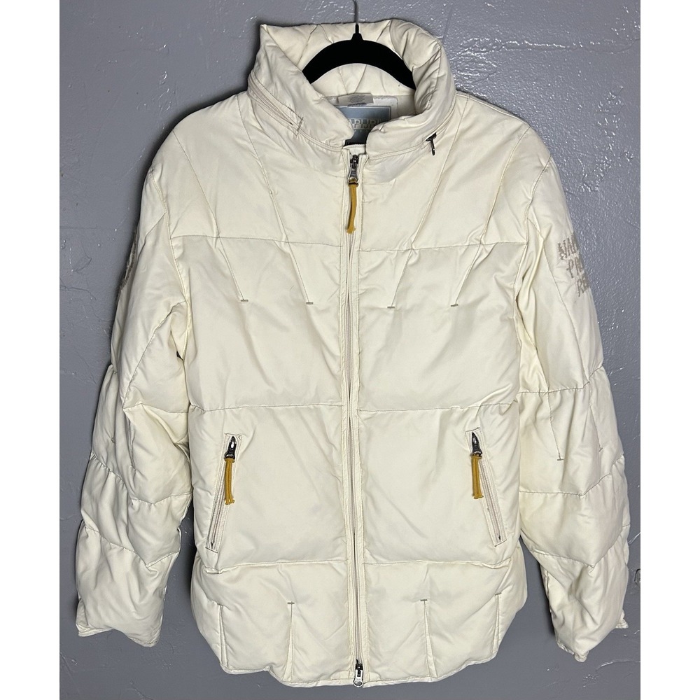 Napapijri Geographic Full Zip Down Puffer Coat Unisex No Size Measurements Pics